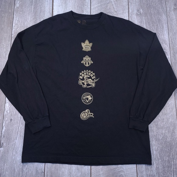 OVO Other - OVO Long Sleeve Shirt Mens XL Black Toronto Sports Drake Night 2018 Graphic Tee
